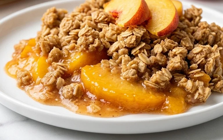 Fresh Peach Crisp Recipe