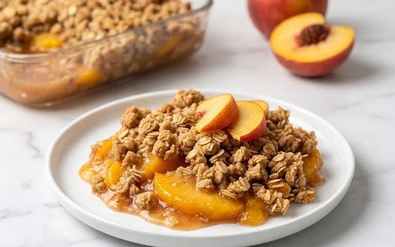 Fresh Peach Crisp Recipe