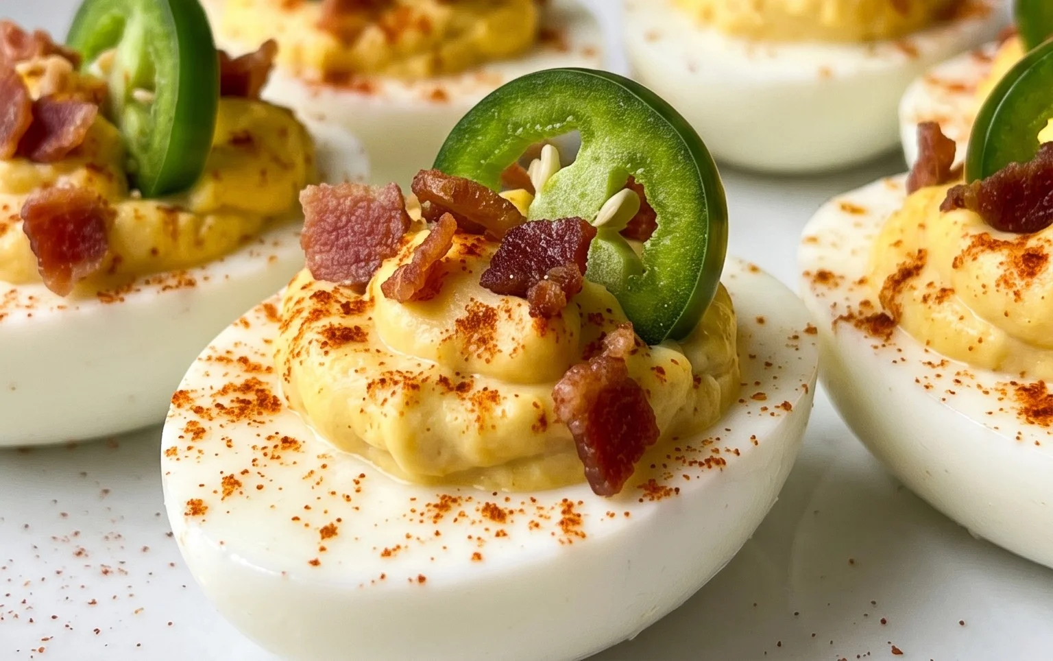 Jalapeno Popper Deviled Eggs