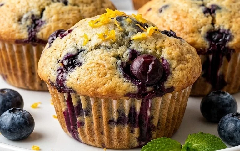 Homemade Blueberry Muffins