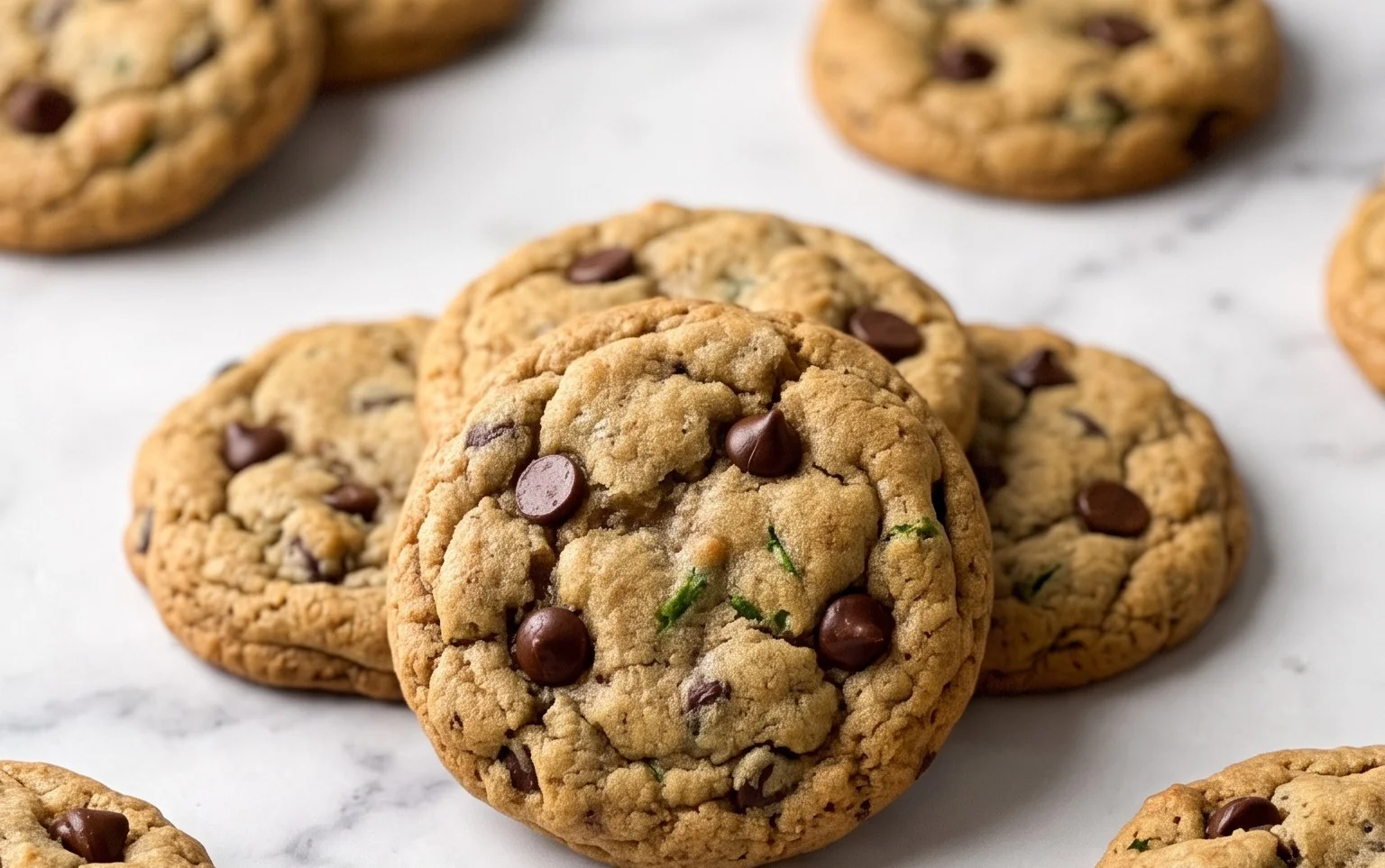 Zucchini Chocolate Chip Cookies