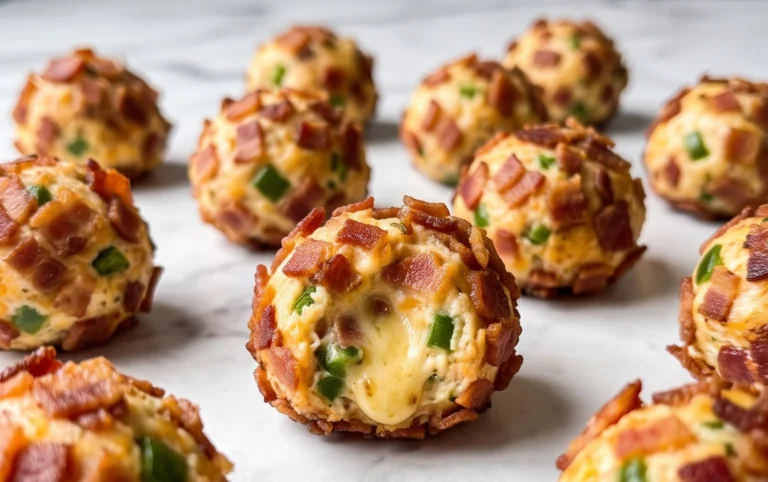 Beef Bacon Jalapeño Popper Cheese Balls