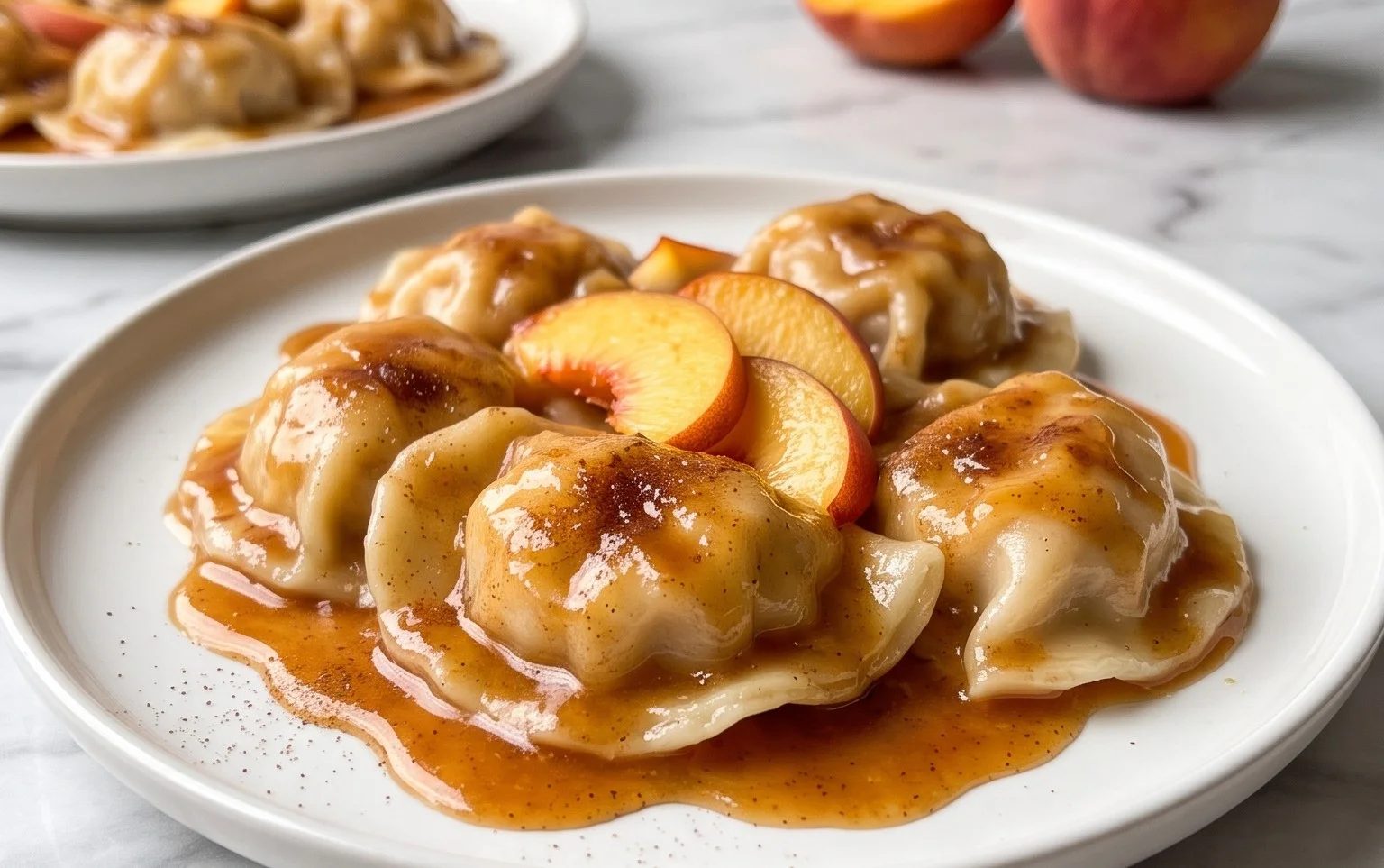 Peach Dumplings