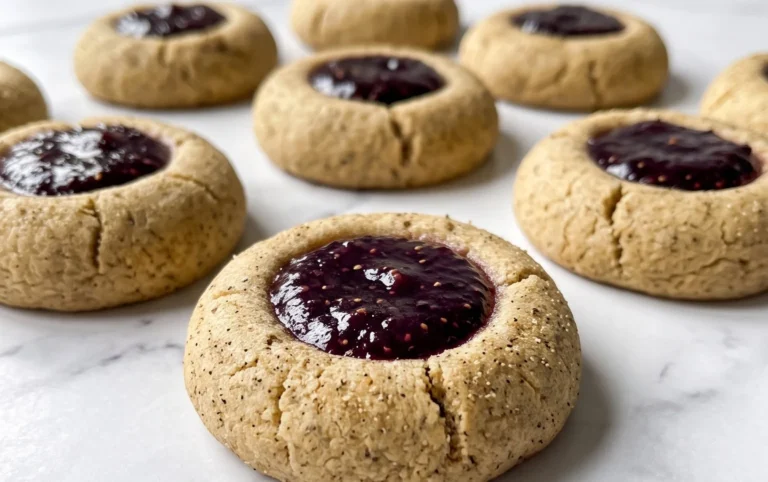 Cardamom Fig Thumbprint Cookies