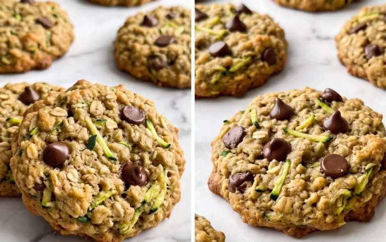 Healthy Zucchini Oatmeal Cookies