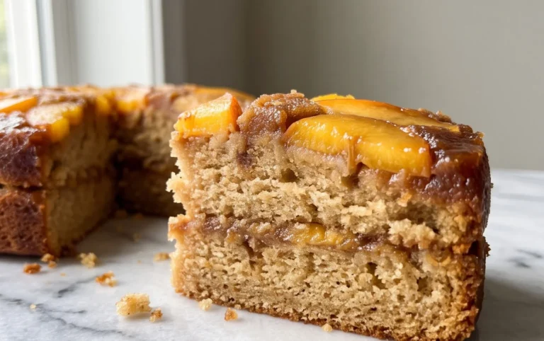 Brown Sugar Peach Cake