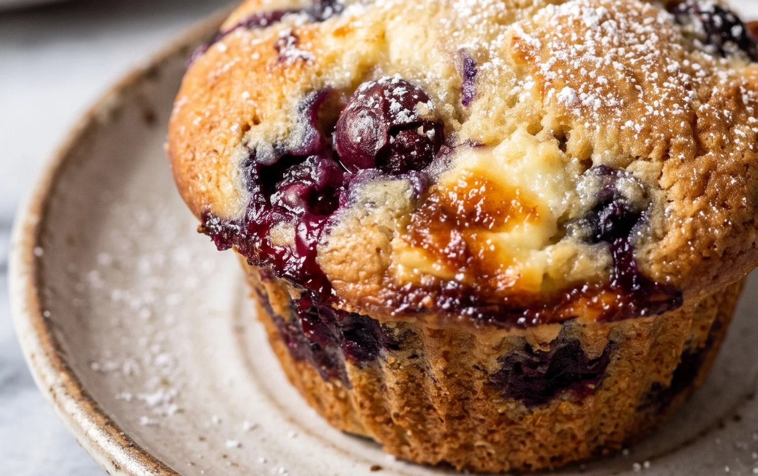 Berry Cream Cheese Muffins