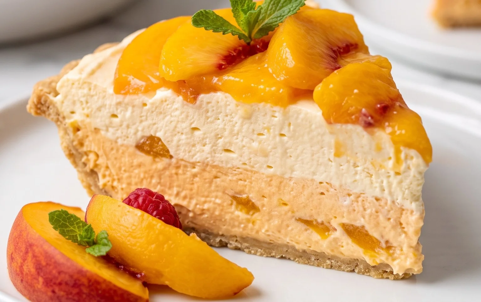 Peach Chiffon Pie