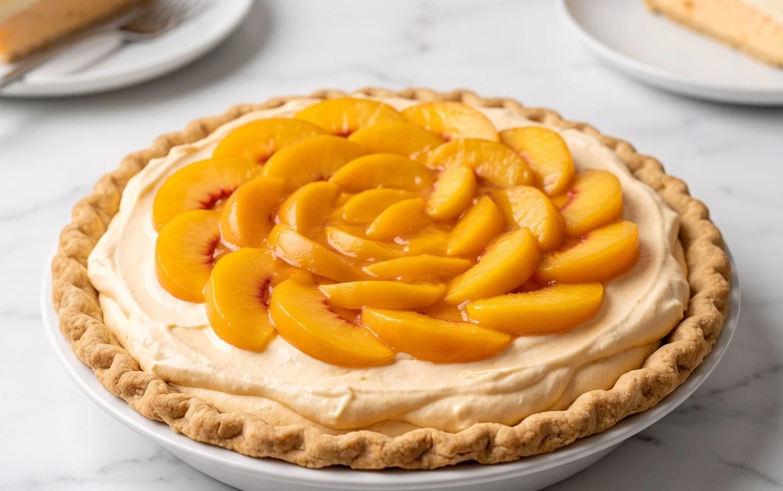 Peach Chiffon Pie