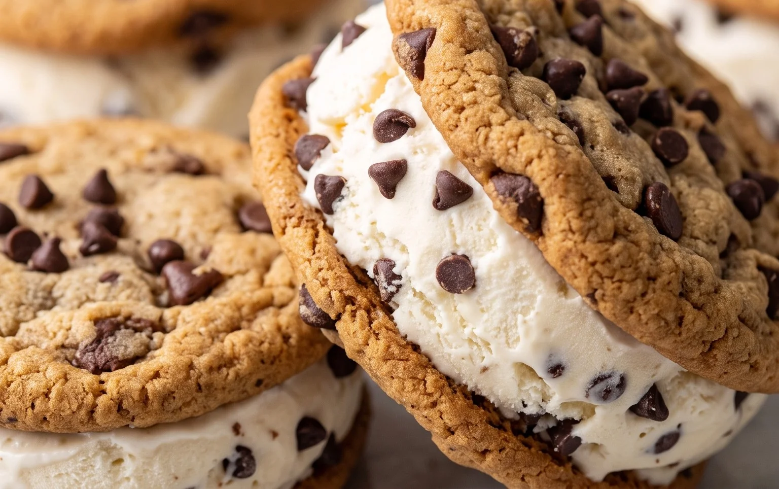 Cookie Ice Cream Sandwiches (Like a Chipwich!)