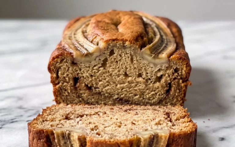 Cinnamon Roll Banana Bread