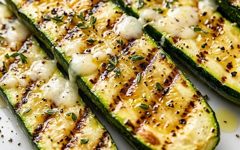 Grilled Zucchini with Parmesan