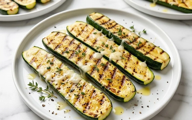Grilled Zucchini with Parmesan