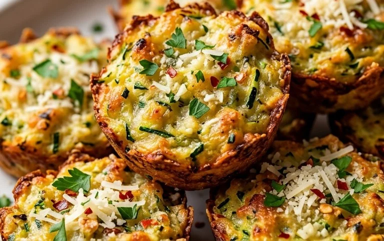 Zucchini Garlic Bites