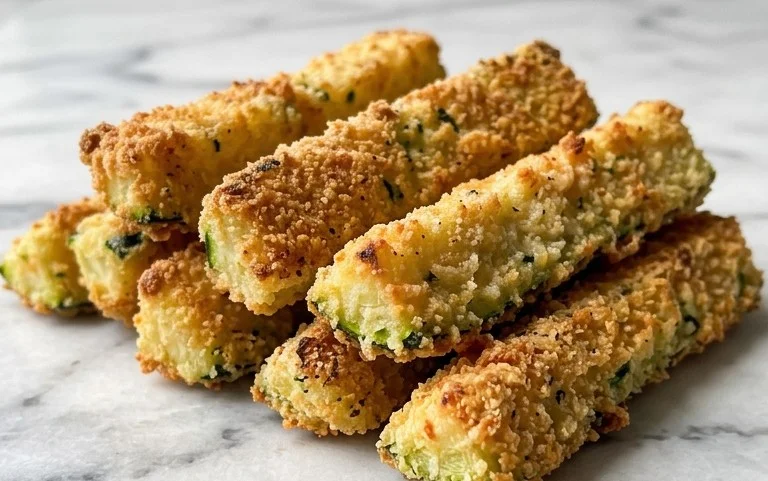 Parmesan Crusted Zucchini Sticks