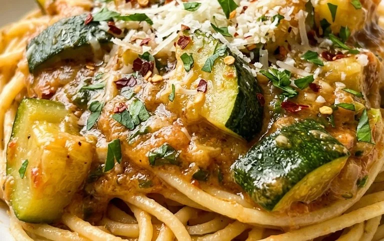 Simple Fresh Zucchini Pasta Sauce