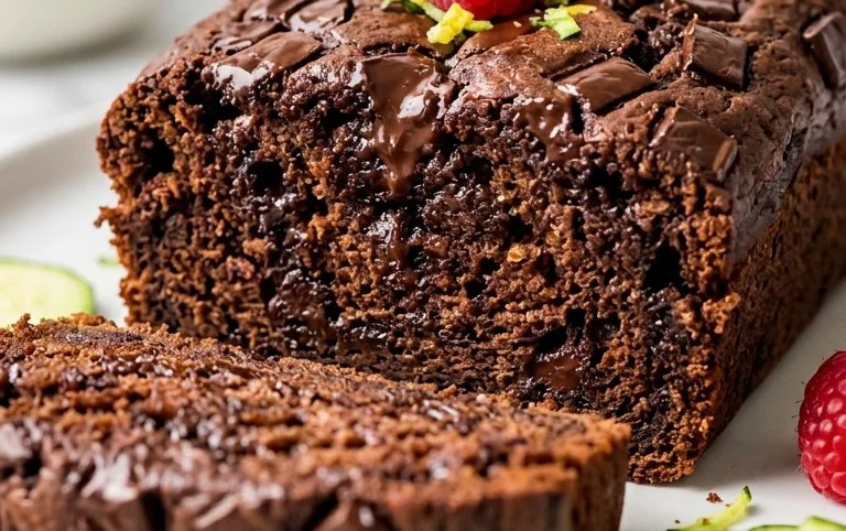 Double Dark Chocolate Zucchini Bread
