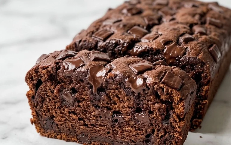Double Dark Chocolate Zucchini Bread