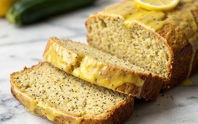 Easy Lemon Poppy Seed Zucchini Bread